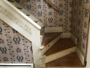 Old tired stairs in an older house